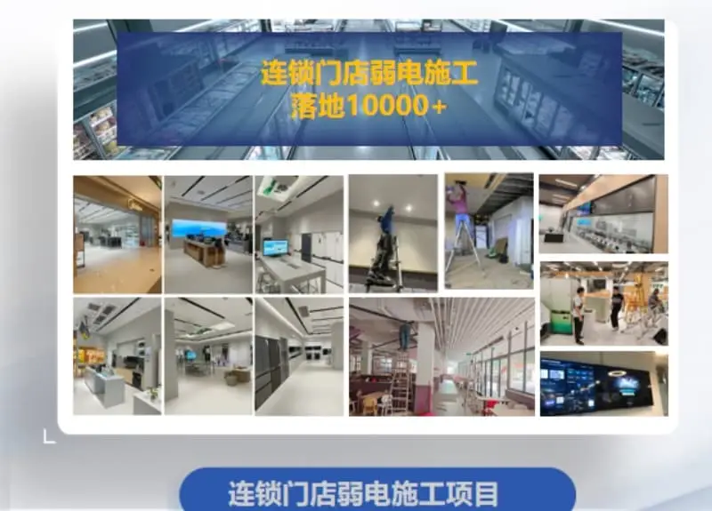 小安派工：连锁门店弱电工程，筑牢全国多城服务网络